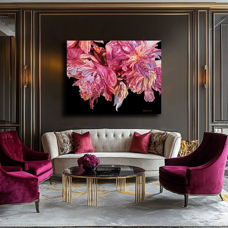 Original Realism Floral Painting by Irina Gretchanaia