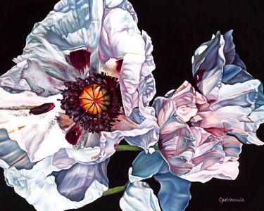 Original Realism Floral Paintings by Irina Gretchanaia