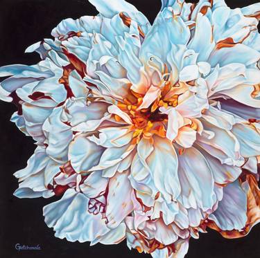 Original Abstract Floral Paintings by Irina Gretchanaia