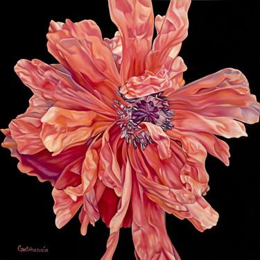 Original Fine Art Floral Printmaking by Irina Gretchanaia