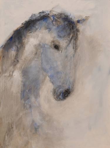 Print of Abstract Horse Paintings by S H Khan