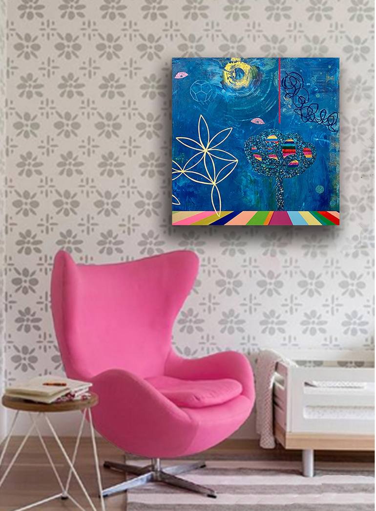 Original Outer Space Painting by Katherine Baronet