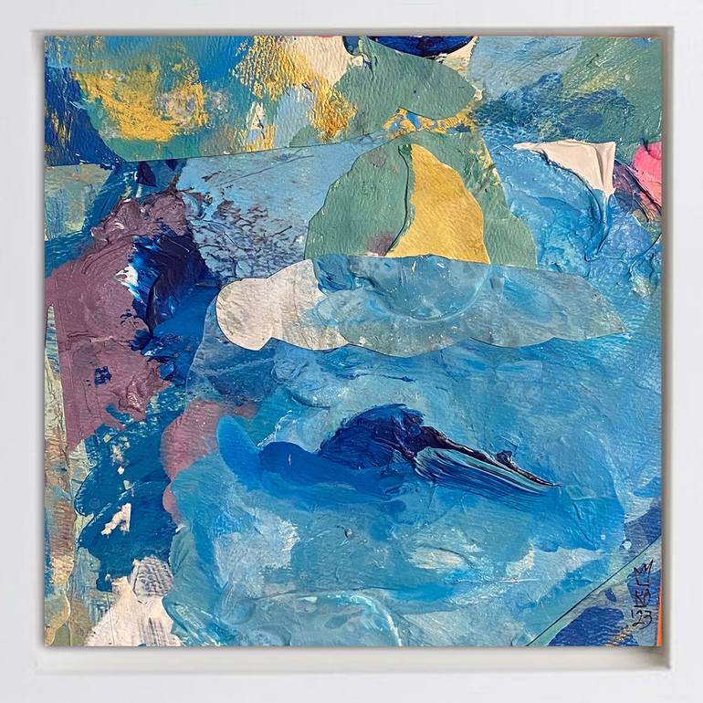 Original Water Abstract Painting by Katherine Baronet