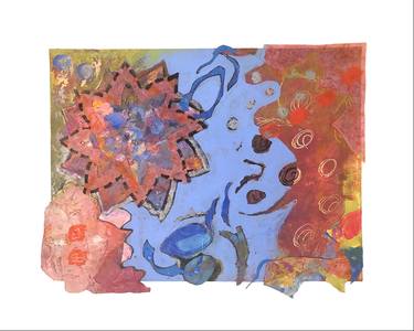 Original Fine Art Abstract Collage by Katherine Baronet