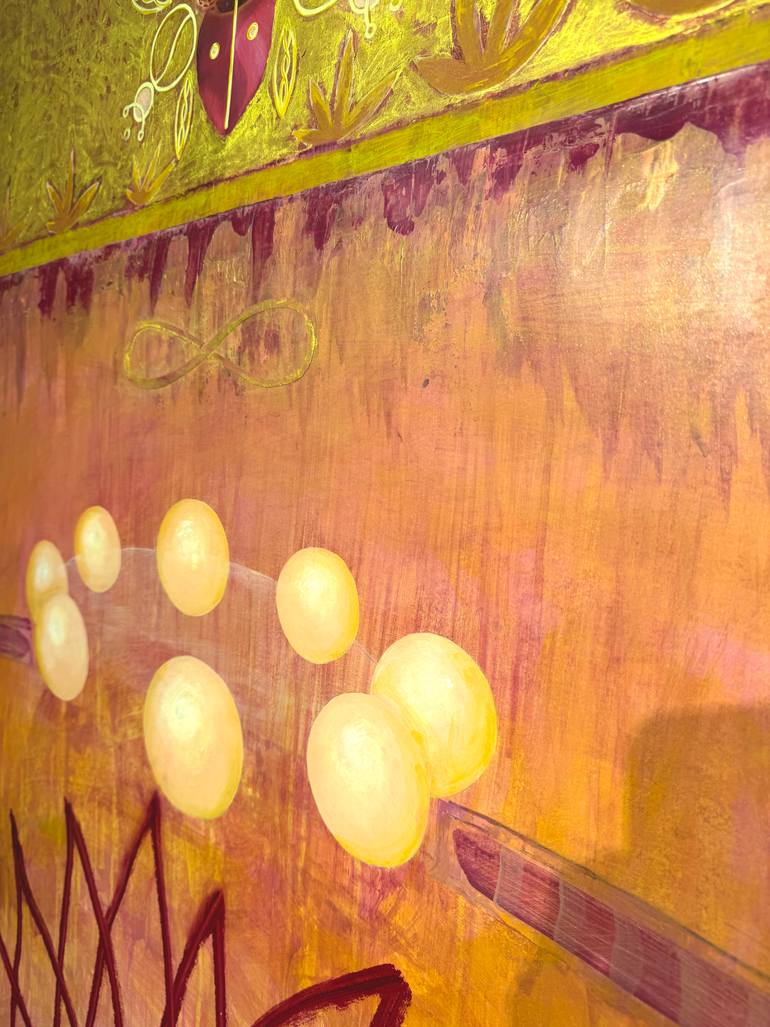 Original Conceptual Botanic Painting by Katherine Baronet
