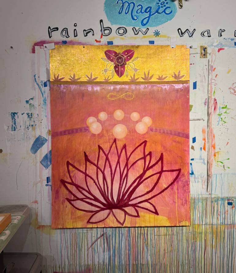 Original Conceptual Botanic Painting by Katherine Baronet
