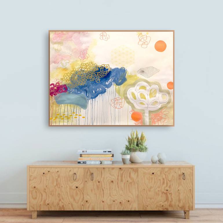 Original Abstract Nature Painting by Katherine Baronet