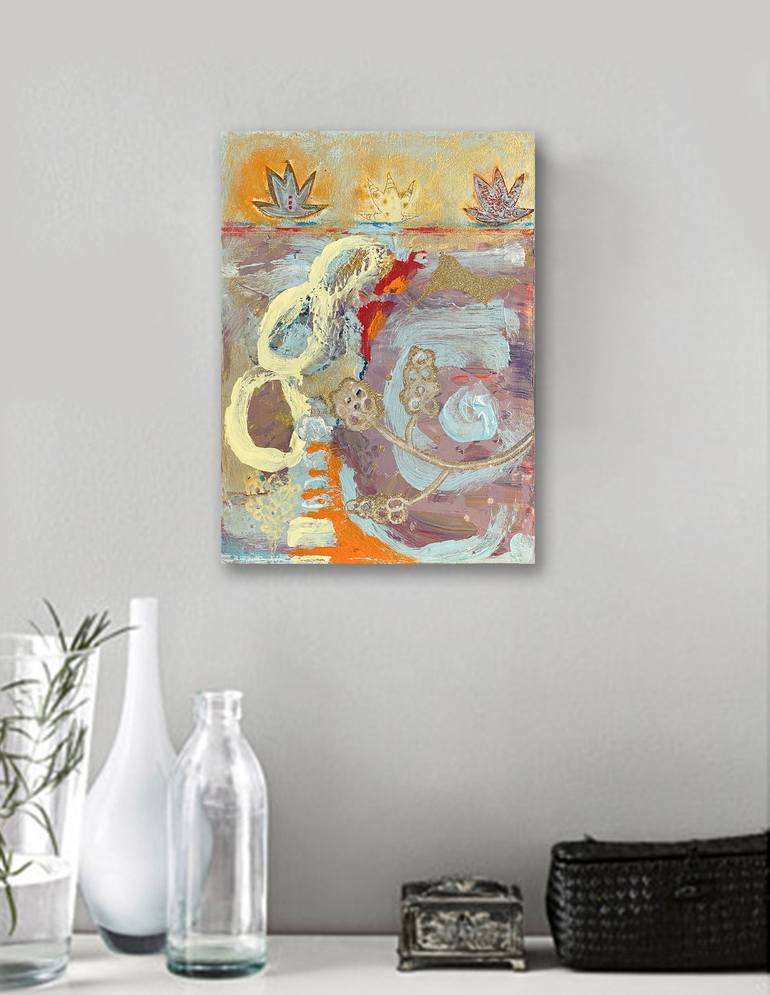 Original Abstract Expressionism Abstract Painting by Katherine Baronet