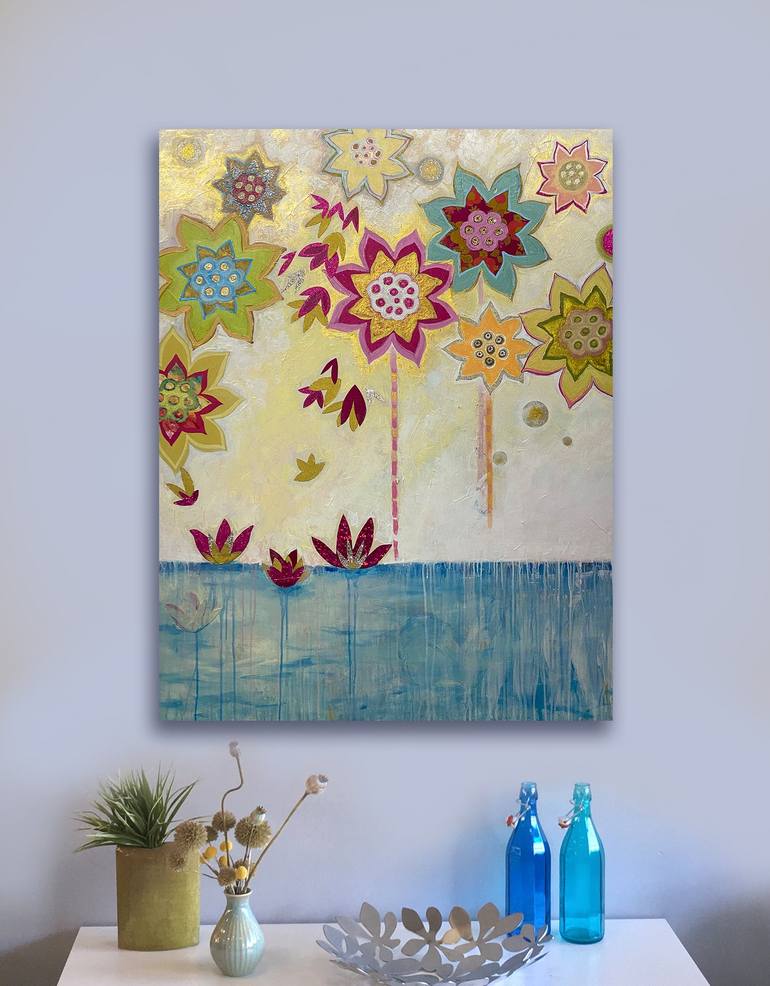 Original Floral Painting by Katherine Baronet