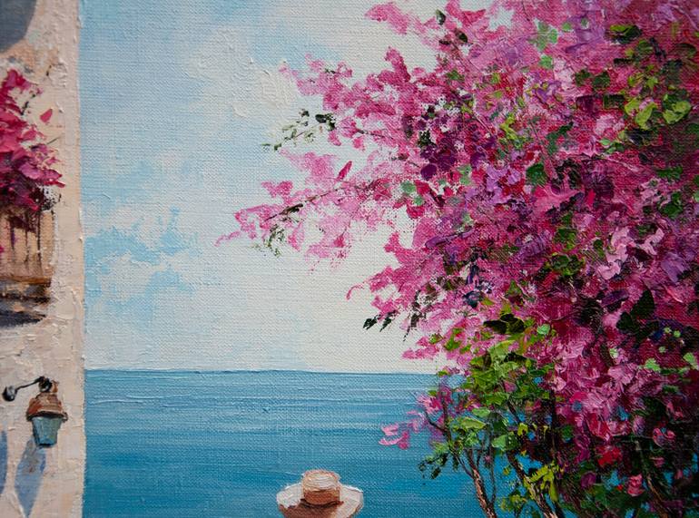 Original Expressionism Landscape Painting by Tetyana Vysochynska