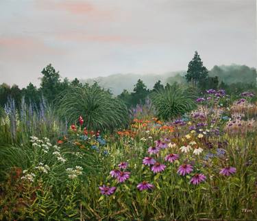 Original Impressionism Landscape Painting by Tetyana Vysochynska