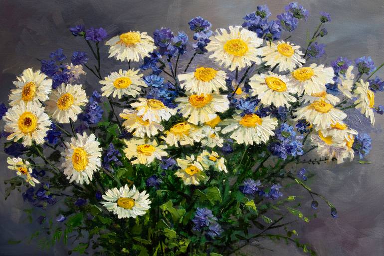 Original Impressionism Floral Painting by Tetyana Vysochynska