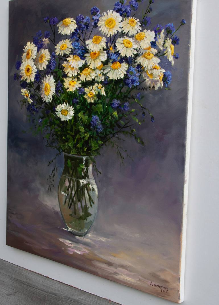 Original Impressionism Floral Painting by Tetyana Vysochynska