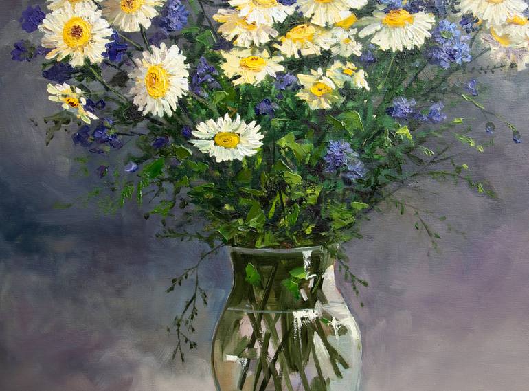 Original Impressionism Floral Painting by Tetyana Vysochynska
