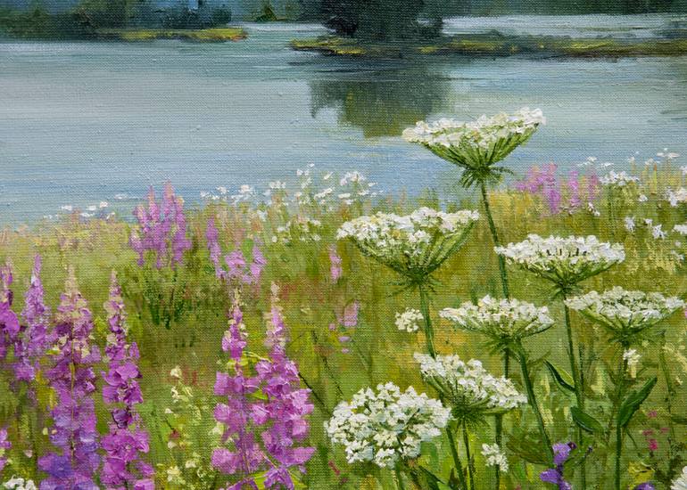 Original Impressionism Landscape Painting by Tetyana Vysochynska
