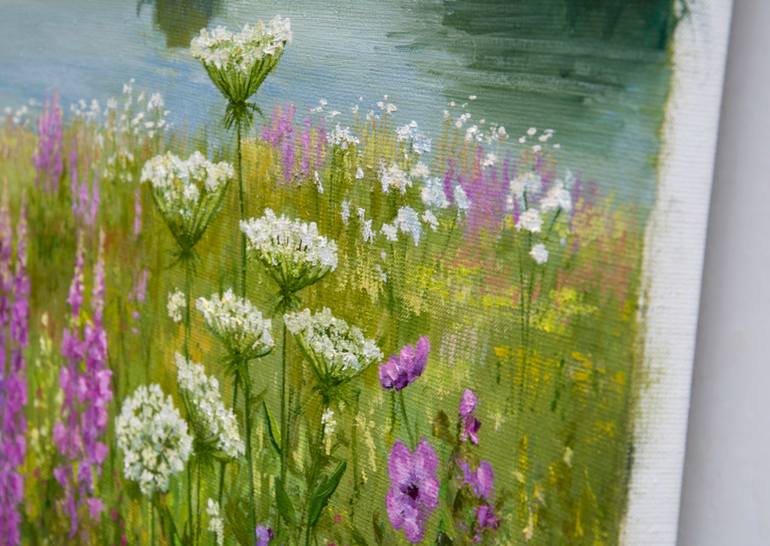 Original Impressionism Landscape Painting by Tetyana Vysochynska