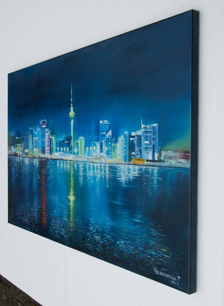 Original Realism Cities Painting by Tetyana Vysochynska