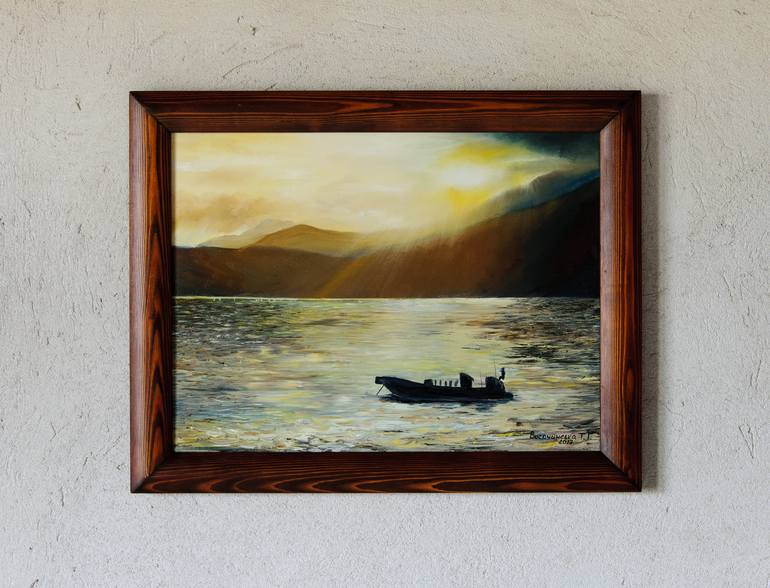 Original Seascape Painting by Tetyana Vysochynska