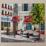 Oil painting. Original. The streets of Paris. Cozy cafe.
Canvas 16"x18"
City landscape. A quiet street, sunny weather, morning. It's nice to have a cup of coffee.
Canvas on a stretcher, the edges are painted, you can expose without a frame..