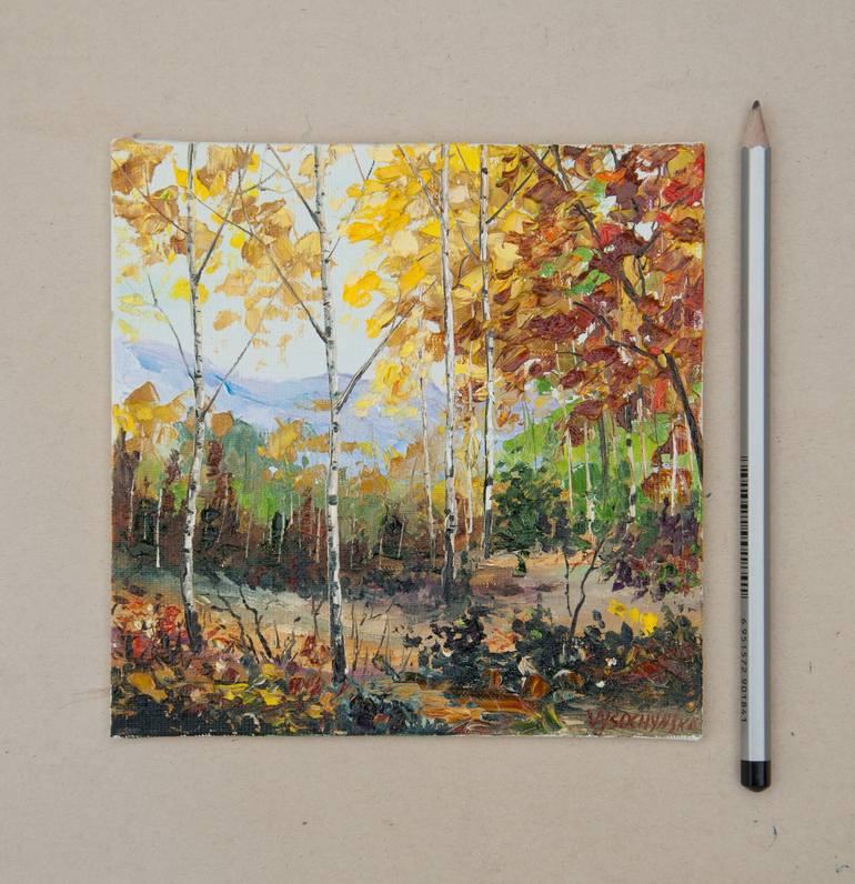 Original Impressionism Landscape Painting by Tetyana Vysochynska