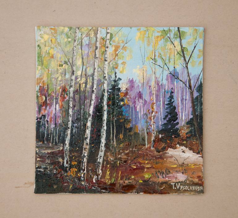 Original Impressionism Landscape Painting by Tetyana Vysochynska