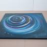 Galaxy. Oil painting. Original painting. 
Oil. Canvas.
27,7"x27,7"x0,7"

The ends are painted in the main color of the picture. Frame not required. The picture is ready for mounting on the wall.