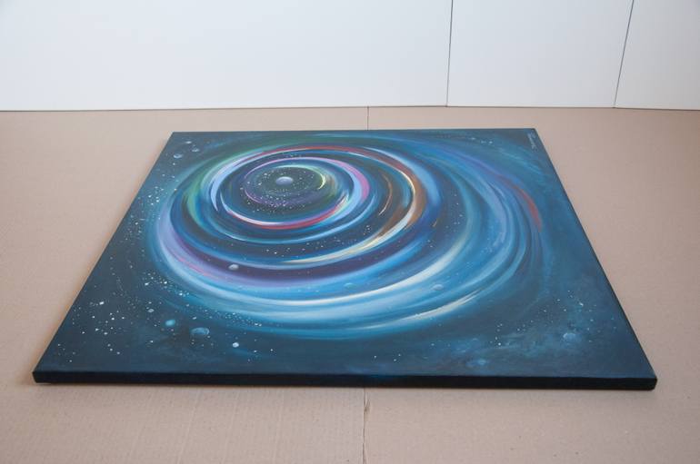 Original Fine Art Outer Space Painting by Tetyana Vysochynska