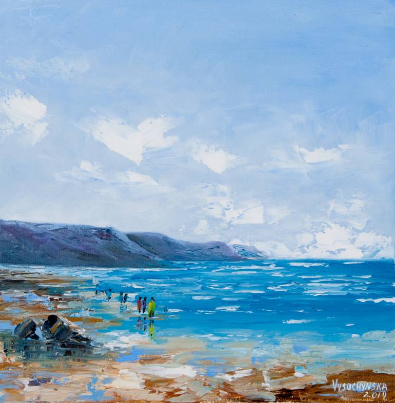 Original Seascape Painting by Tetyana Vysochynska