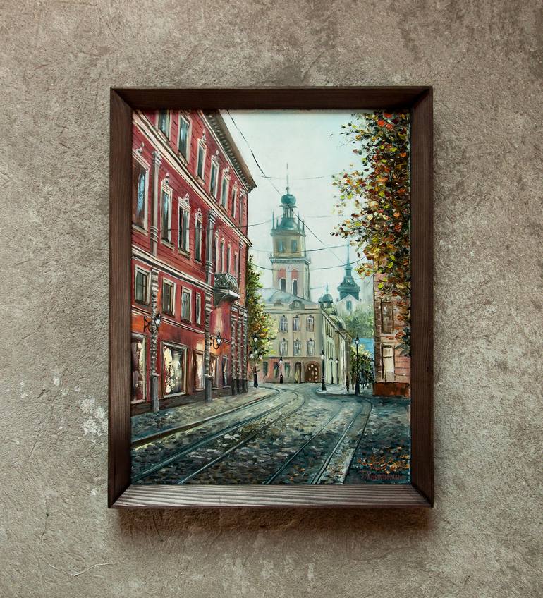 Original Architecture Painting by Tetyana Vysochynska