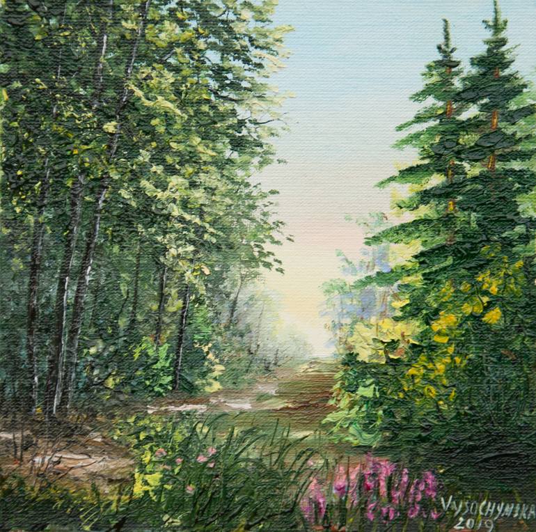 Original Landscape Painting by Tetyana Vysochynska