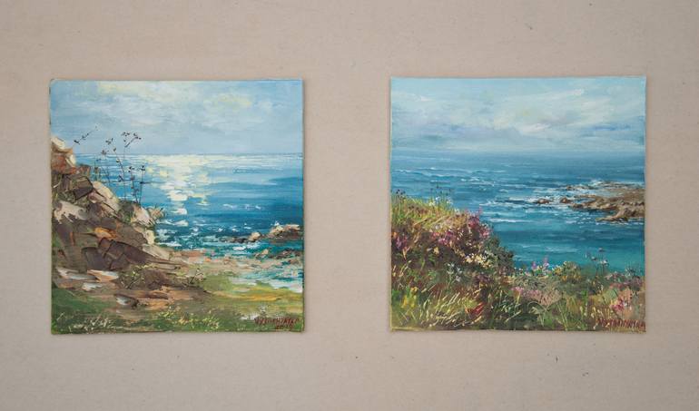 Original Seascape Painting by Tetyana Vysochynska