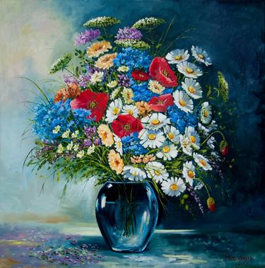 Original Fine Art Floral Paintings by Tetyana Vysochynska