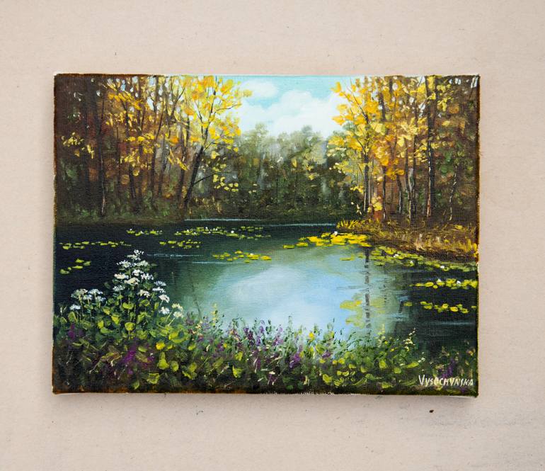 Original Fine Art Nature Painting by Tetyana Vysochynska