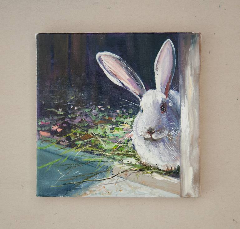 Original Expressionism Animal Painting by Tetyana Vysochynska