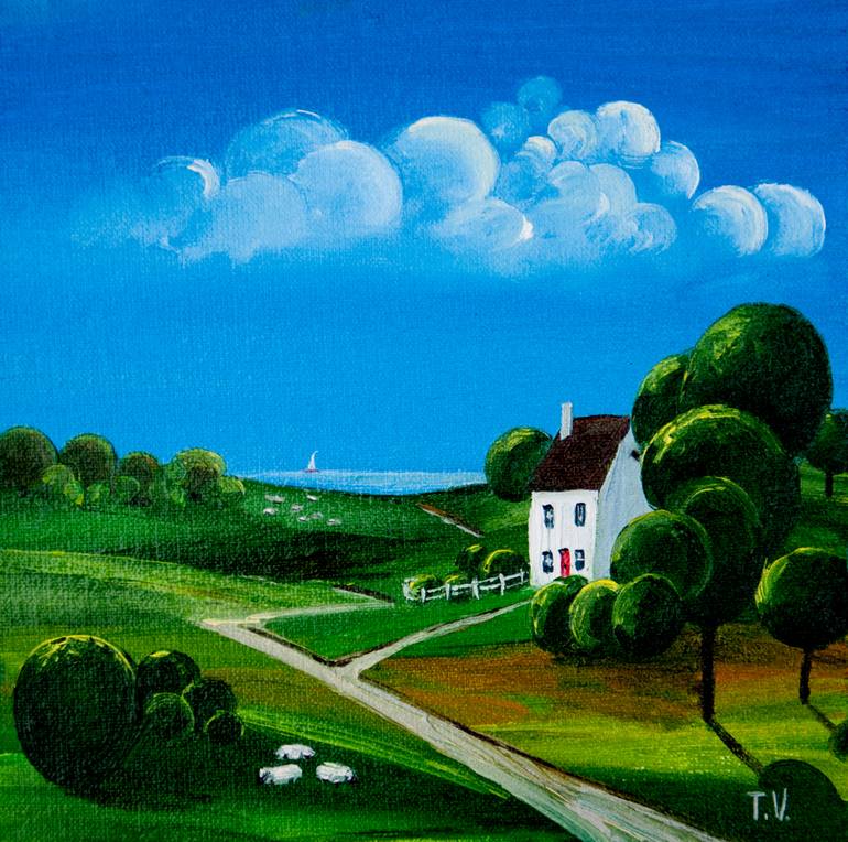 simple landscape oil paintings