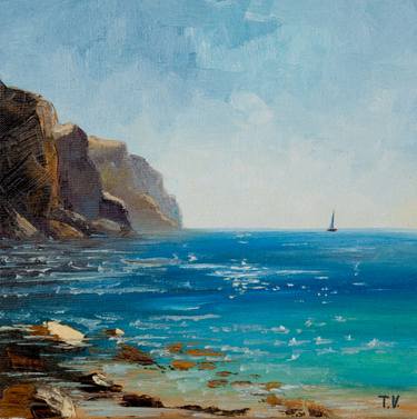 Print of Fine Art Seascape Paintings by Tetyana Vysochynska