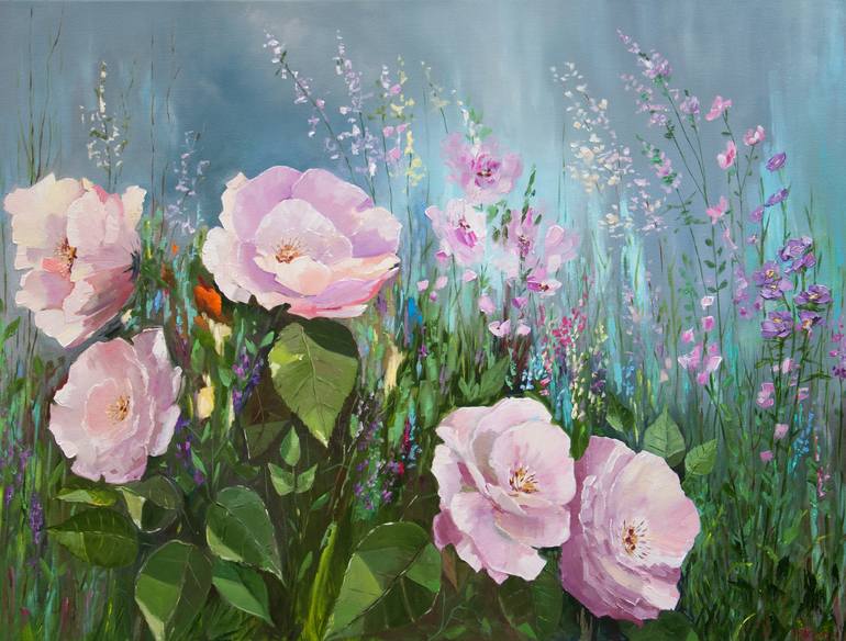 flower oil paintings gallery