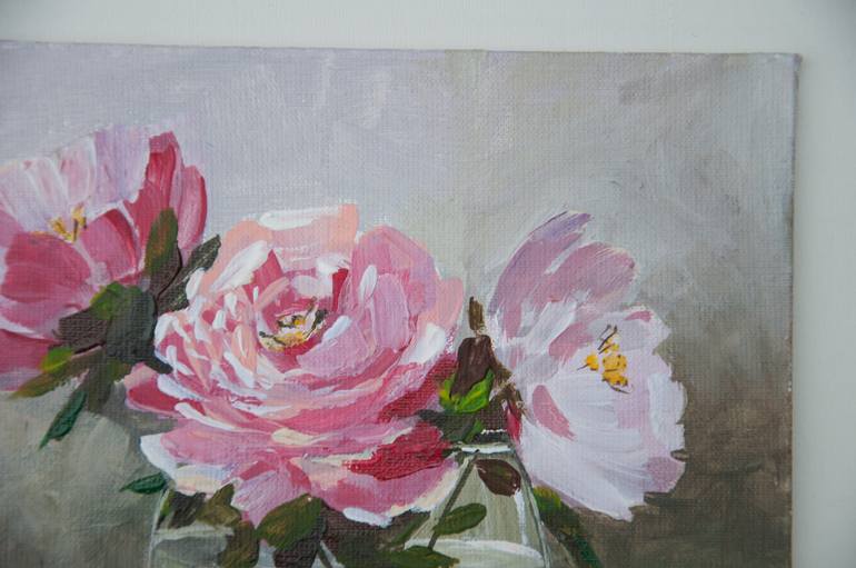 Original Expressionism Floral Painting by Tetyana Vysochynska