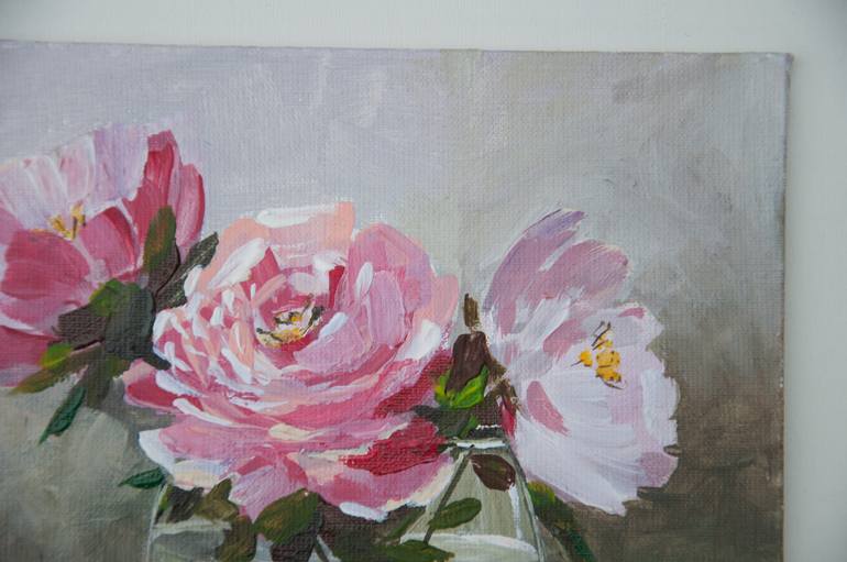 Original Floral Painting by Tetyana Vysochynska