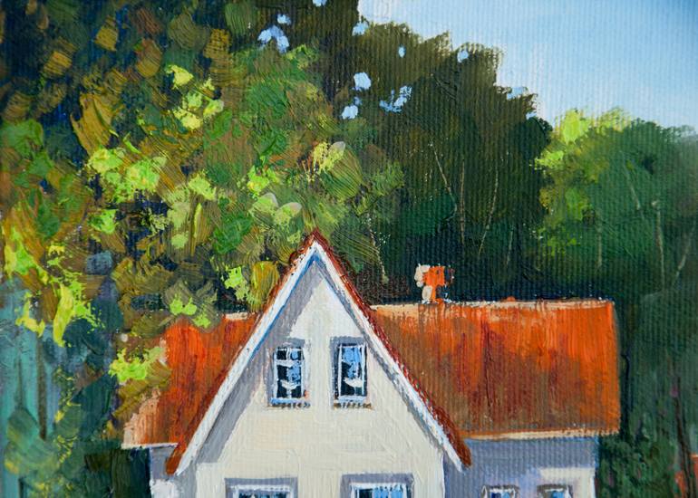 Original Impressionism Landscape Painting by Tetyana Vysochynska