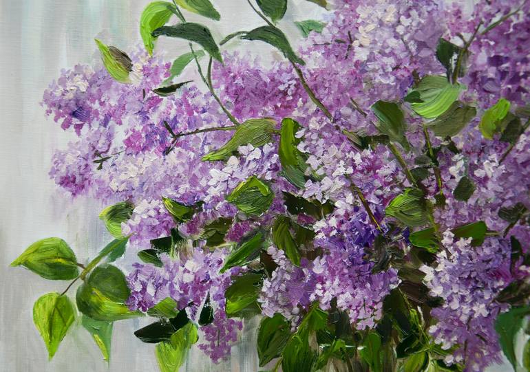 Buy oil painting on canvas «Still life with lilac», flowers