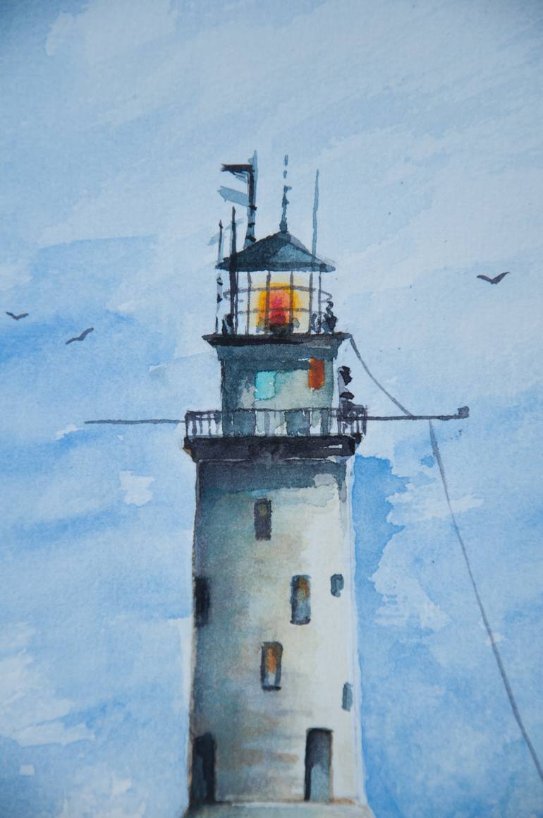 Original Fine Art Seascape Painting by Tetyana Vysochynska
