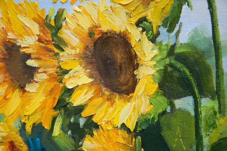 Original Impressionism Floral Painting by Tetyana Vysochynska