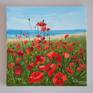 Poppies field. Oil painting. Floral painting. Flower landscape. Original Art.
Oil paints.
Stretched canvas.
8 x 8in.
20 x 20cm.
Year 2020.
Signature front and back.