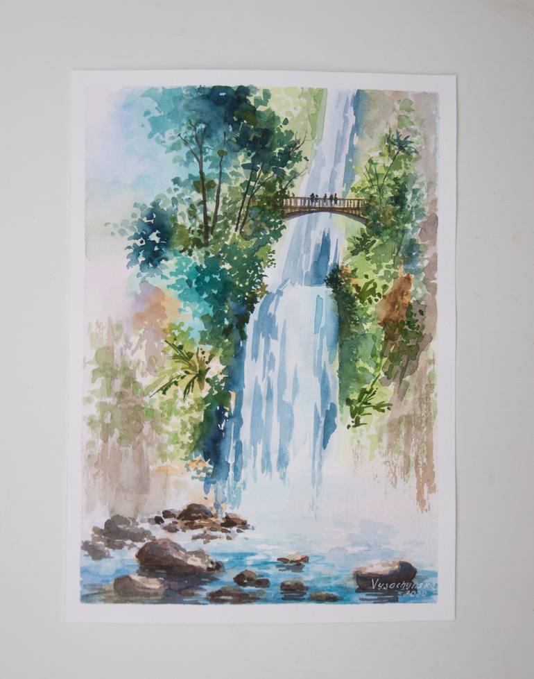 Original Impressionism Landscape Painting by Tetyana Vysochynska