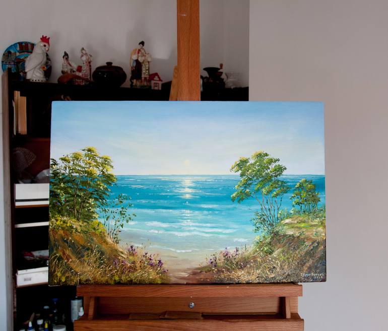 Original Seascape Painting by Tetyana Vysochynska