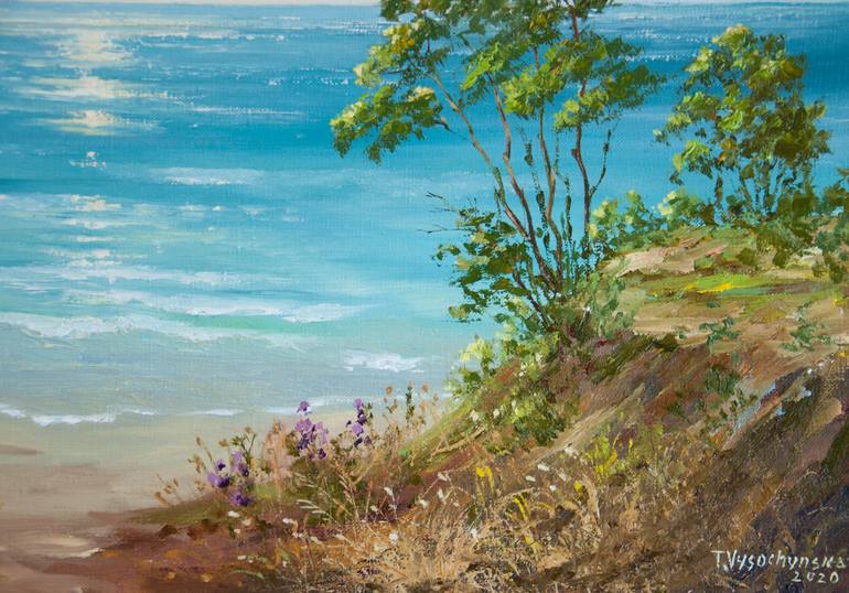 Original Seascape Painting by Tetyana Vysochynska