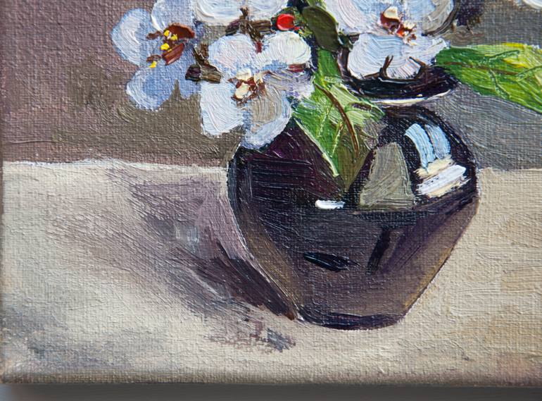 Original Impressionism Floral Painting by Tetyana Vysochynska