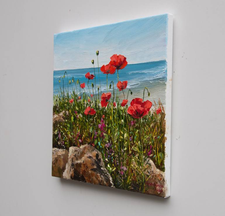 Original Impressionism Landscape Painting by Tetyana Vysochynska