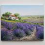 Provence. France. Lavender fields. Summer landscape. Purple flowers. Oil painting on canvas.
Oil paints.
Linen canvas.
20 x 24 x 0,6in.
50 x 60cm.
Year 2020.